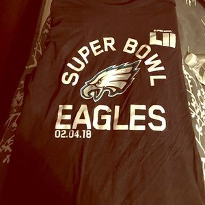 Long sleeve black Super Bowl shirt